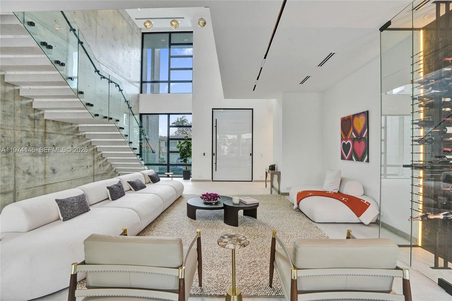 Furnished interior view inside a new home in , Miami Shores (Image 7).