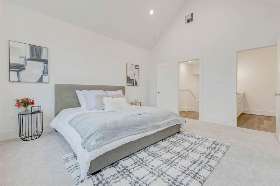 Furnished interior view inside a new home in , Houston (Image 11). Furnished interior view inside a new home in , Houston (Image 11).