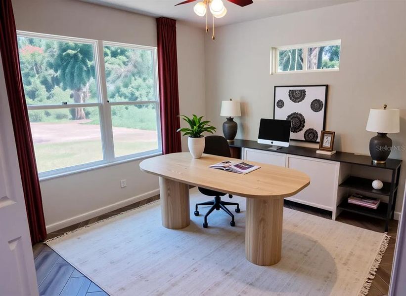 Furnished interior view inside a new home in , Belleview (Image 8).