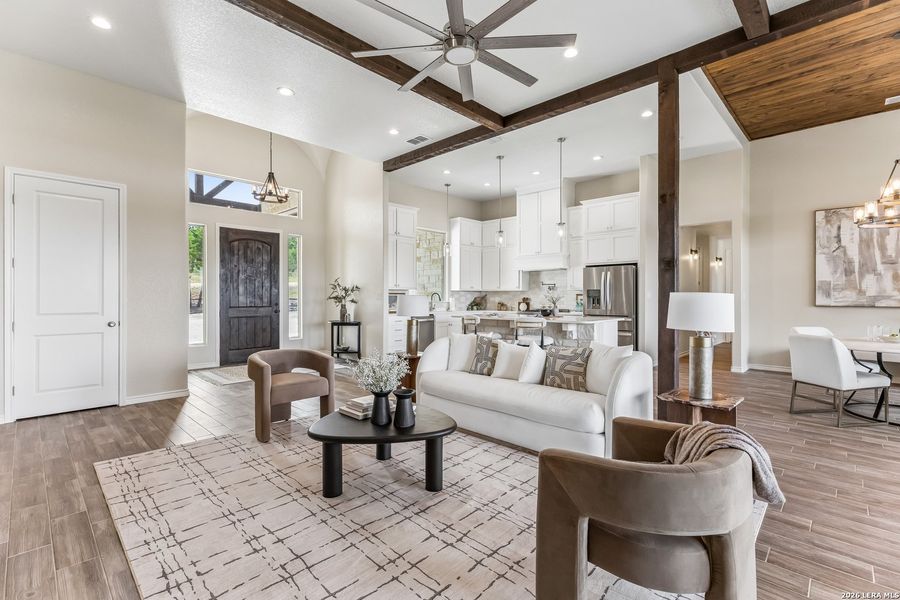 Furnished interior view inside a new home in , New Braunfels (Image 32). Furnished interior view inside a new home in , New Braunfels (Image 32).