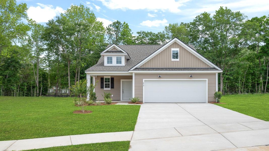 Front exterior of a new home in , Summerville, SC, highlighting curb appeal (Image 17).