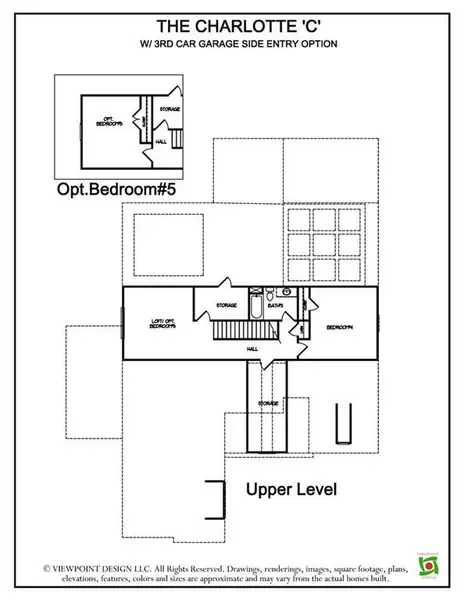 2D floor plan layout of this home in , Pendergrass, GA (Image 3).