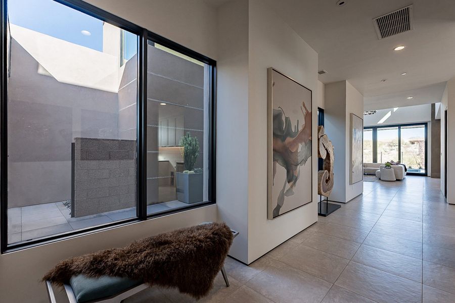 Furnished interior view inside a new home in Village at Seven Desert Mountain, Scottsdale (Image 38).