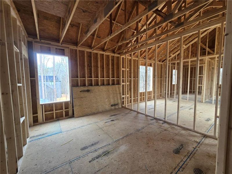 In-progress construction of a new home in Aster, Roswell, GA (Image 38).