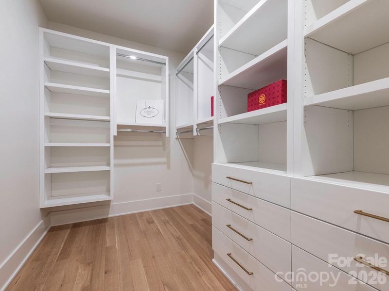 Primary closet