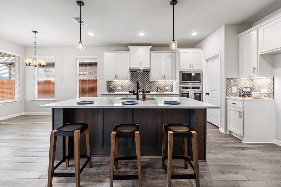 Furnished interior view inside a new home in Morningstar, Aledo (Image 8).