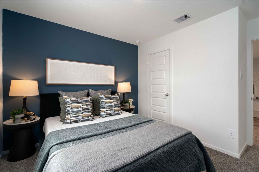 Furnished interior view inside a new home in Alaia Crossing, Houston (Image 23).