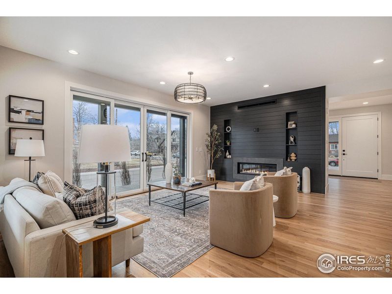 Furnished interior view inside a new home in , Denver (Image 9). Furnished interior view inside a new home in , Denver (Image 9).