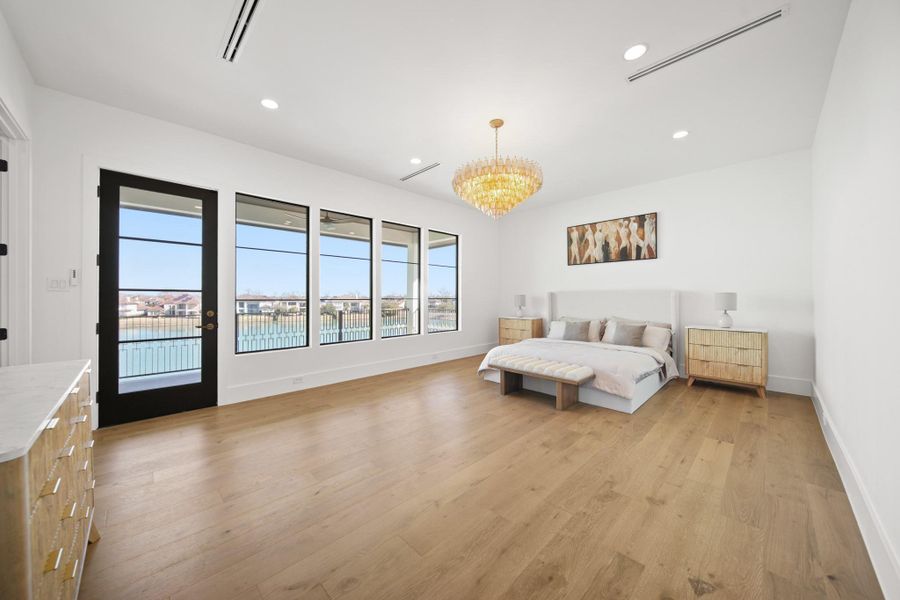 Furnished interior view inside a new home in Monet Estates, Sugar Land (Image 17).