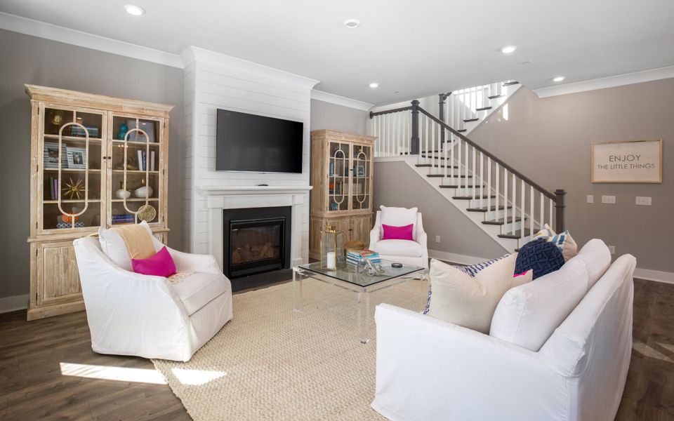 Furnished interior view inside a new home in Heron's Walk at Summers Corner: Row - Elevated Collection, Summerville (Image 8).