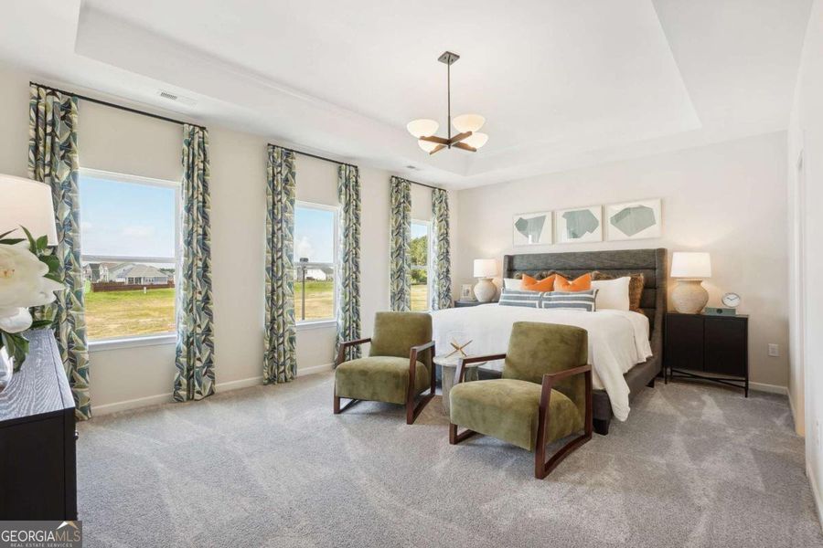 Furnished interior view inside a new home in Trellis Park, Hampton (Image 12).