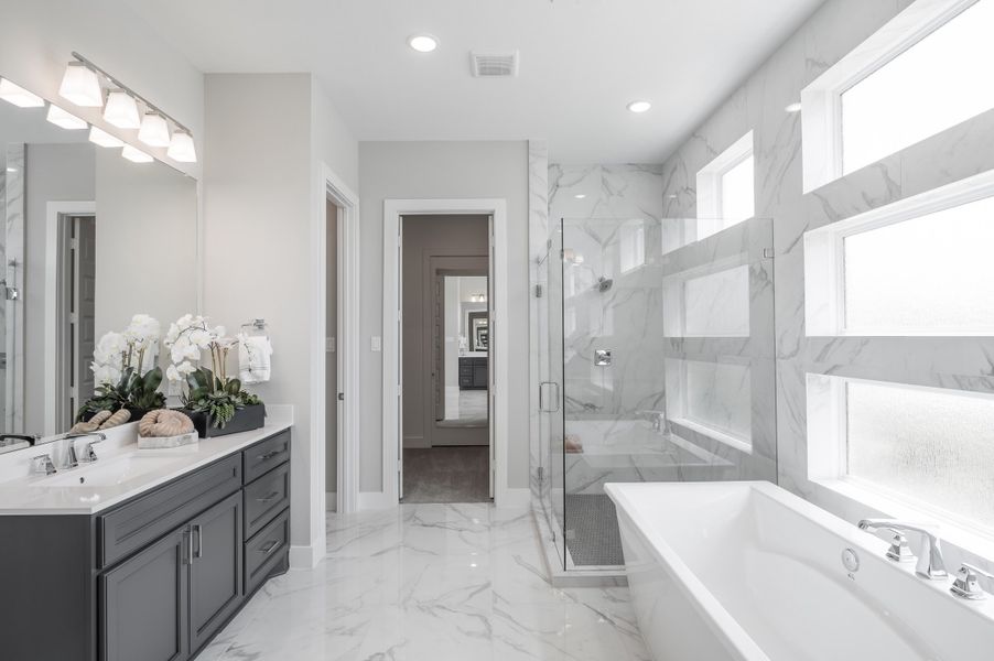 Representative furnished interior of a home built from the Casoria by Tri Pointe Homes in Solace Collection At Evergrove, Richmond (Image 19).