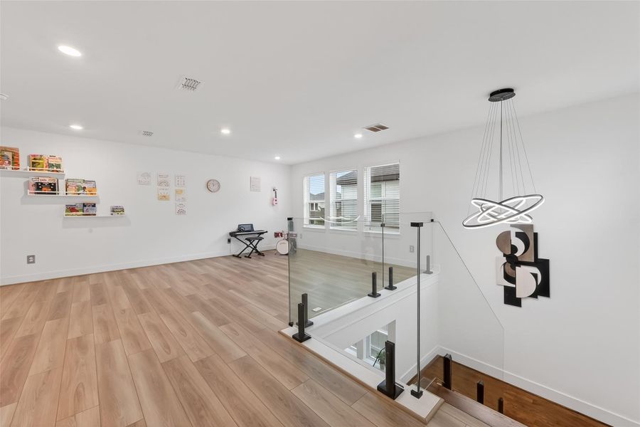 Furnished interior view inside a new home in Avalon at Cypress, Cypress (Image 28).