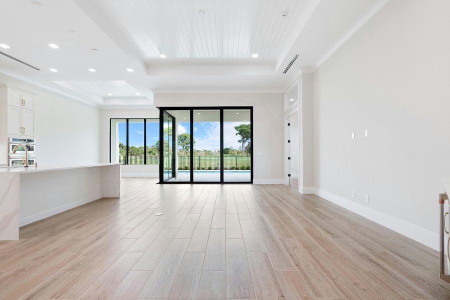 2D floor plan layout for the Madrona by GHO Homes in Tesoro Club, Port St. Lucie, FL (Image 23).