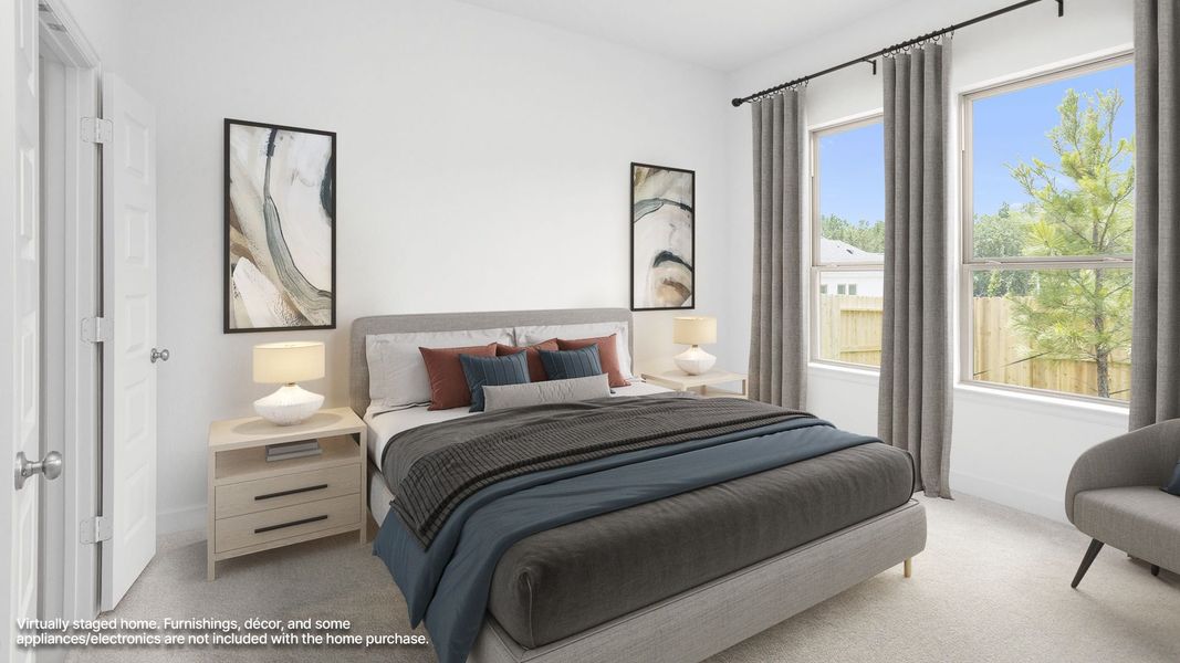 Furnished interior view inside a new home in Wildtree, Magnolia (Image 4).
