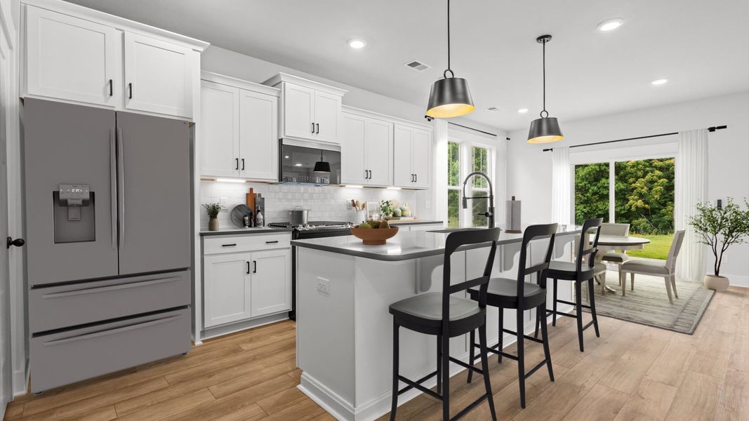 Representative furnished interior of a home built from the Neroli by DRB Homes in Harrier Point, Woodruff (Image 25).