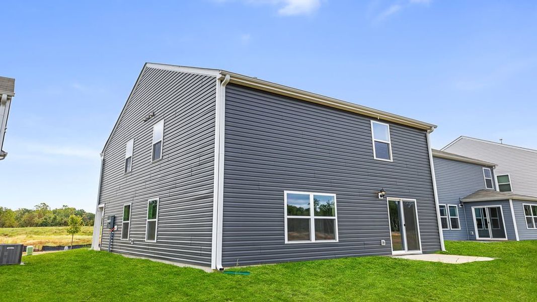 Exterior details and patio area of a home in Harrier Point, Woodruff (Image 22).