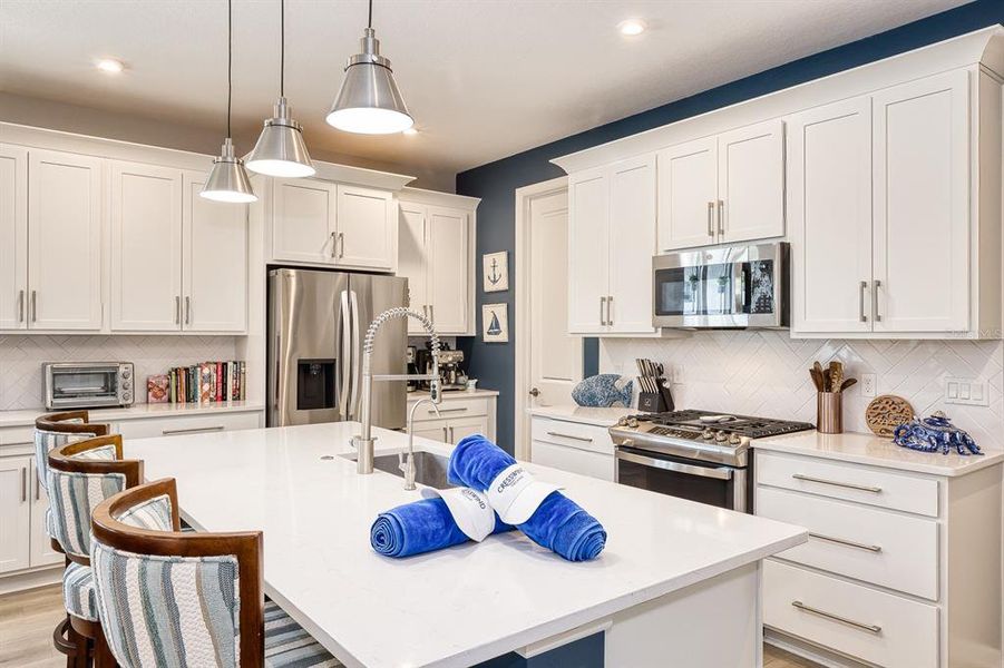 Furnished interior view inside a new home in , Deland (Image 18).