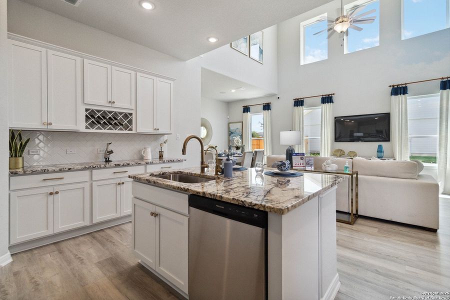 Furnished interior view inside a new home in Red Hawk Landing, San Antonio (Image 15).