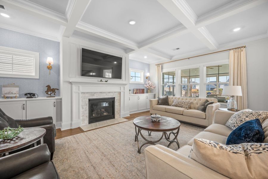 Furnished interior view inside a new home in , Summerville (Image 35).