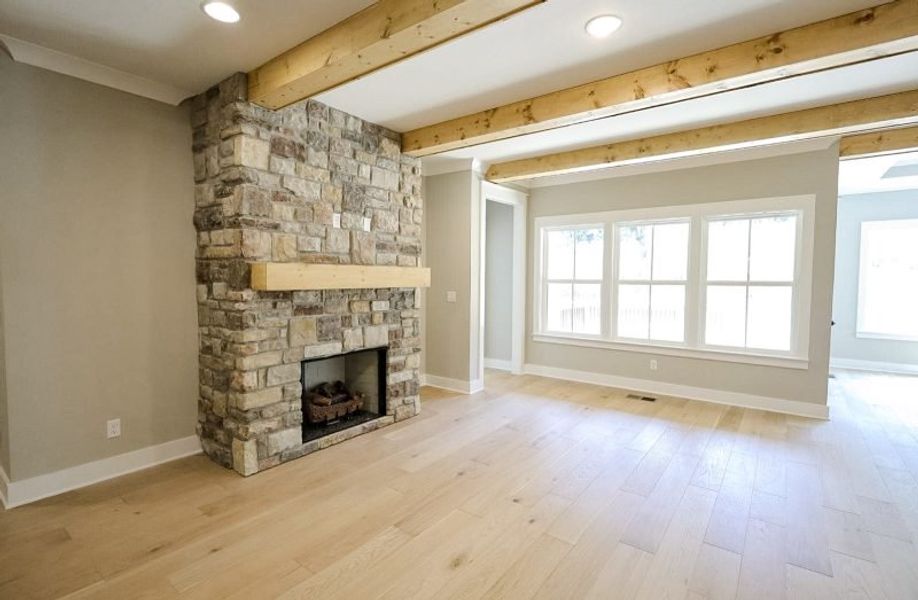 Spacious, unfurnished interior of a new home in Baker Road, Birchwood (Image 63).