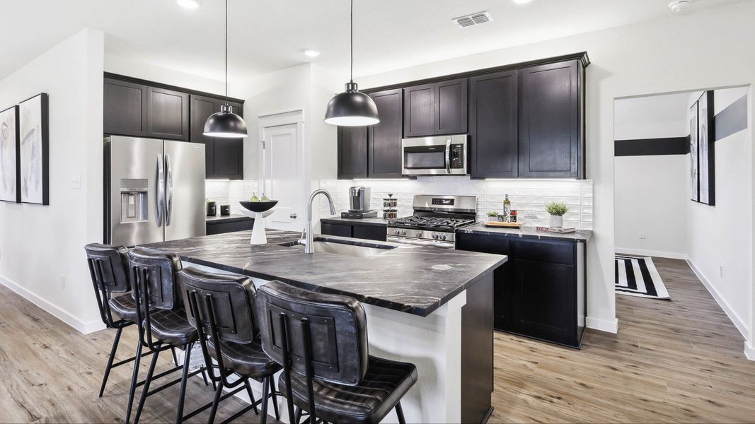 Representative furnished interior of a home built from the Paramount by DRB Homes in Morningside, Josephine (Image 9).