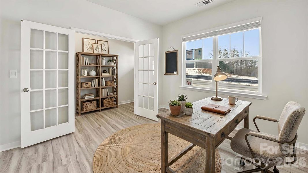 Furnished interior view inside a new home in The Falls at Newton, Newton (Image 7).