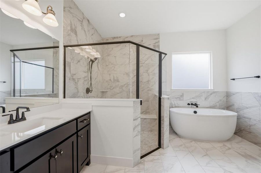 Furnished interior view inside a new home in Eagle Ridge Estates, Weatherford (Image 11).