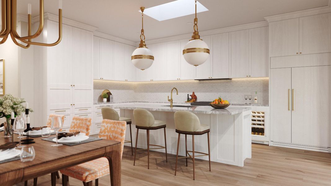 Furnished interior view inside a new home in , Charleston (Image 6).