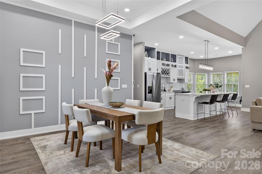 Furnished interior view inside a new home in , Bessemer City (Image 35).