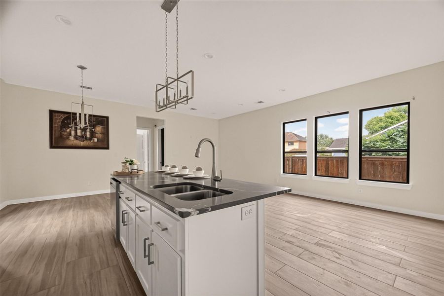 Furnished interior view inside a new home in , Houston (Image 11).