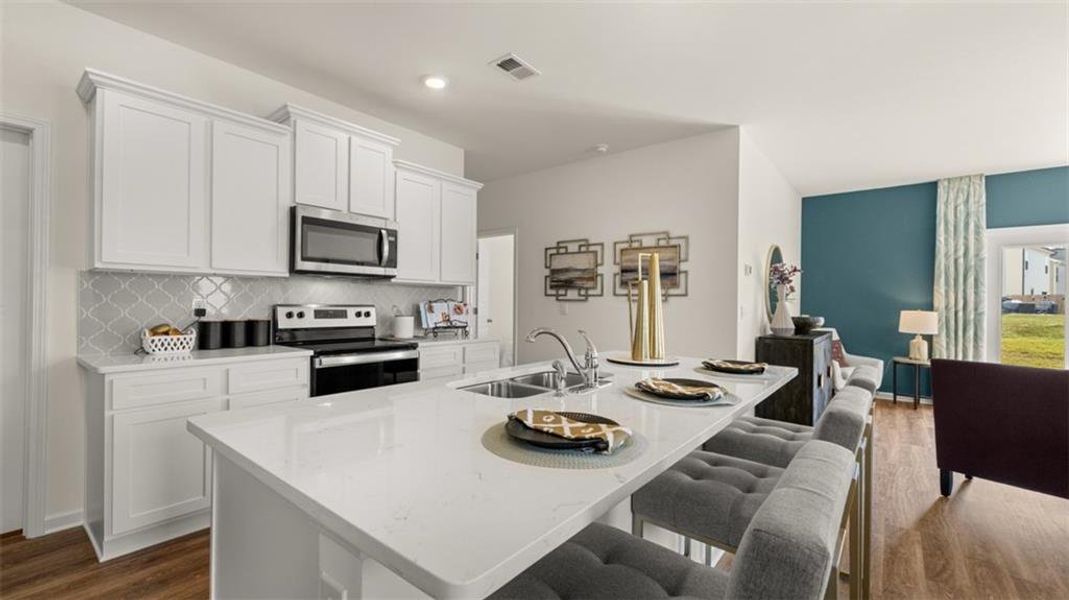 Furnished interior view inside a new home in Shoal Creek, Hampton (Image 5).