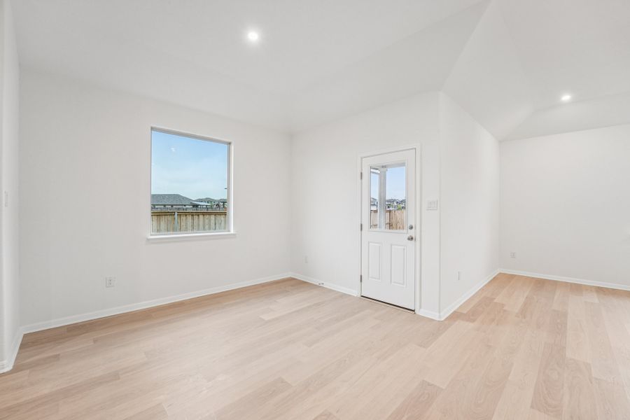 Spacious, unfurnished interior of a new home in Crosswinds, Kyle (Image 21). Spacious, unfurnished interior of a new home in Crosswinds, Kyle (Image 21).