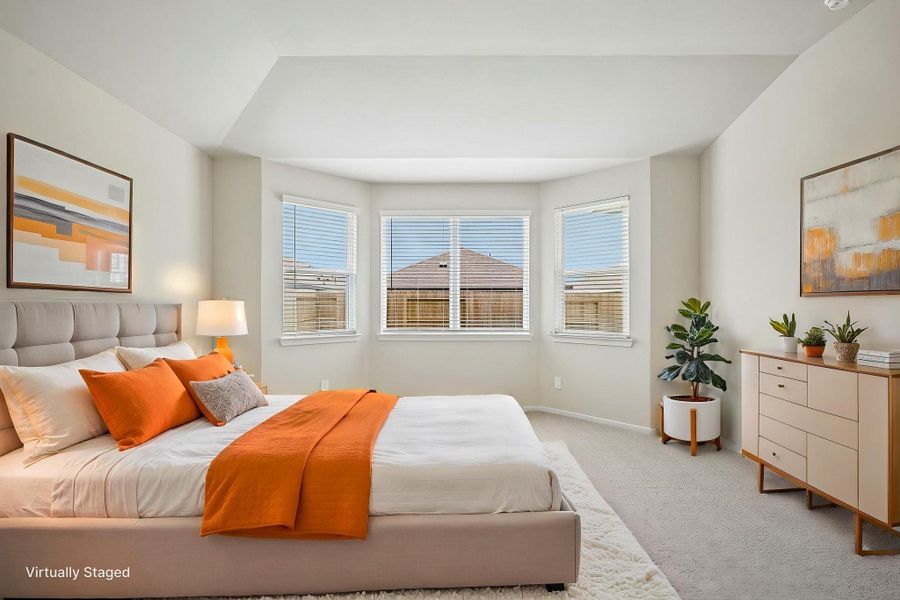 Furnished interior view inside a new home in Riviera Pines - Premier Series, Huffman (Image 11).