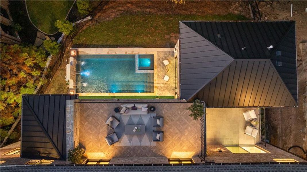 Exterior details and patio area of a home in , Atlanta (Image 23).