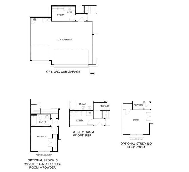 2D floor plan layout for the Concept 2870 by Landsea Homes in El Dorado, Granbury, TX (Image 5). 2D floor plan layout for the Concept 2870 by Landsea Homes in El Dorado, Granbury, TX (Image 5).