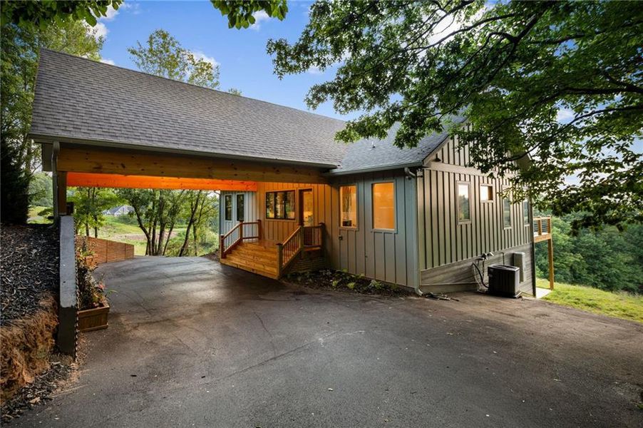 Front exterior of a new home in , Morganton, GA, highlighting curb appeal (Image 21).
