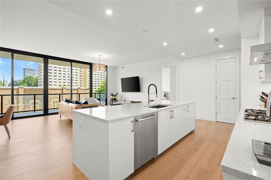 Furnished interior view inside a new home in The Dillon Buckhead, Atlanta (Image 43).