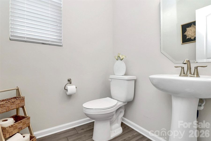 Half bath. Half bath.