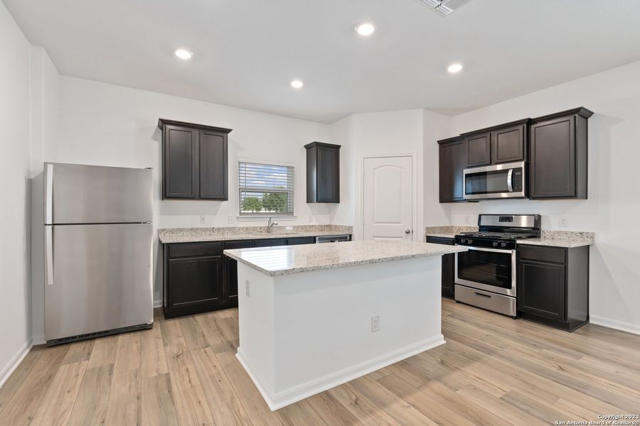 Furnished interior view inside a new home in Luckey Ranch, San Antonio (Image 4). Furnished interior view inside a new home in Luckey Ranch, San Antonio (Image 4).