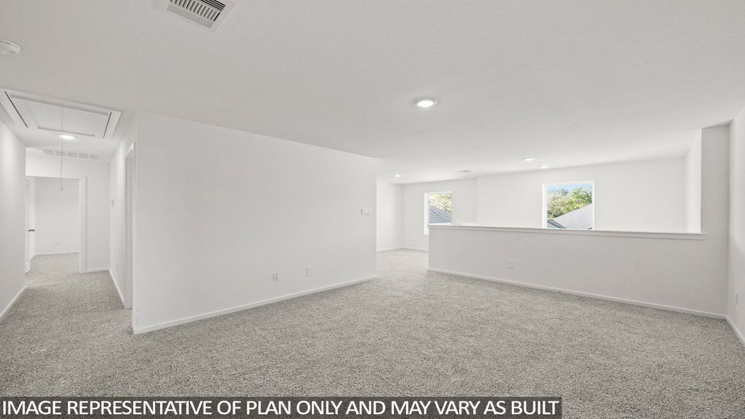 Representative unfurnished interior of a home built from the Callahan by D.R. Horton in Sunterra Lakes, Brookshire (Image 23).