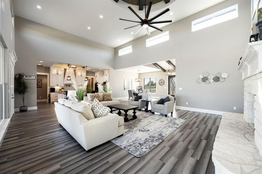 Furnished interior view inside a new home in , Lone Oak (Image 16).