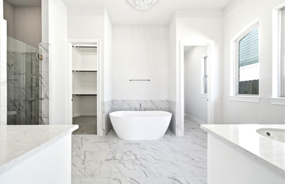 Furnished interior view inside a new home in The Highlands 55′, Porter (Image 13).