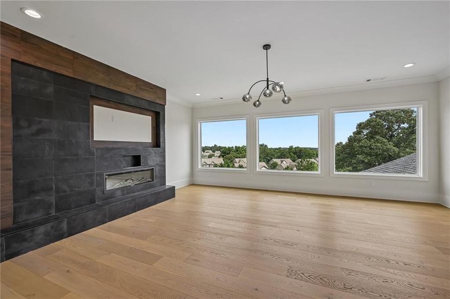 Spacious, unfurnished interior of a new home in , Buford (Image 27).