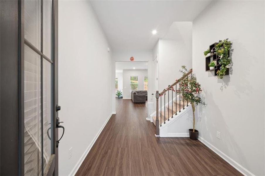 Furnished interior view inside a new home in Enclave at Edgewater, Holly Springs (Image 5).
