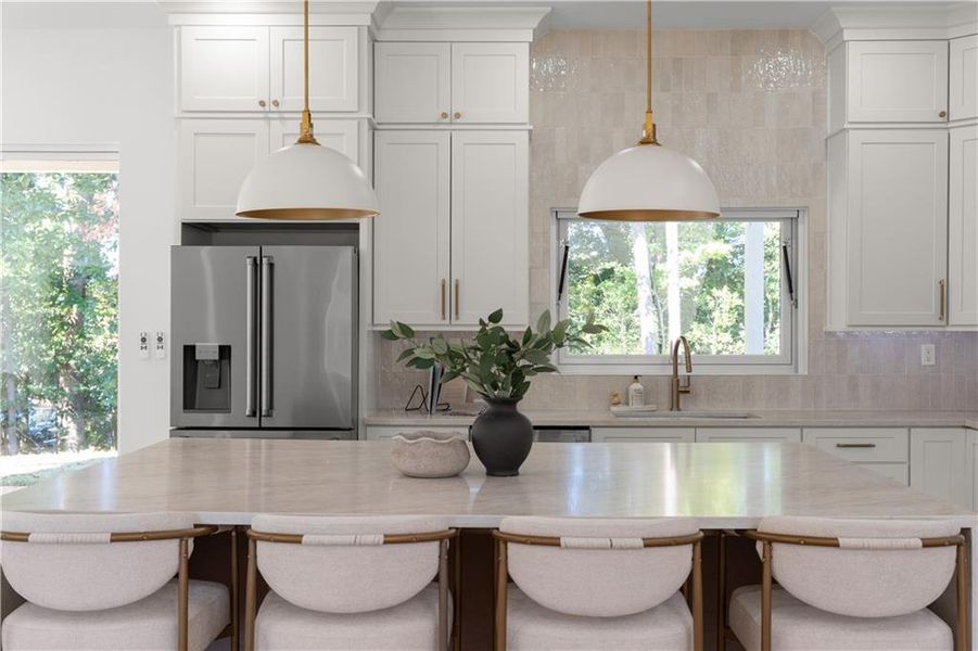 Furnished interior view inside a new home in , Atlanta (Image 19).
