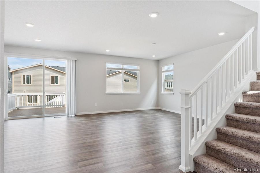 Spacious, unfurnished interior of a new home in Floret Collection at Alder Creek, Parker (Image 14).