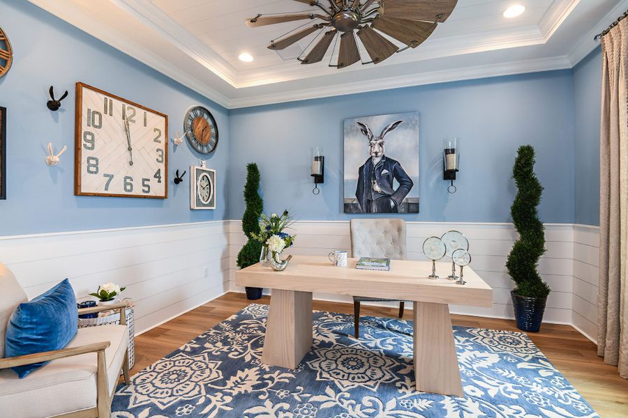 Representative furnished interior of a home built from the Key West II by Homes by WestBay in Barrington Preserve, Brandon (Image 15).