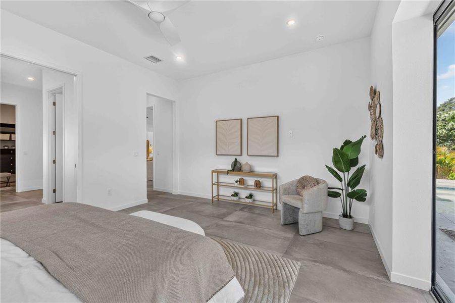 Furnished interior view inside a new home in , Sarasota (Image 17).