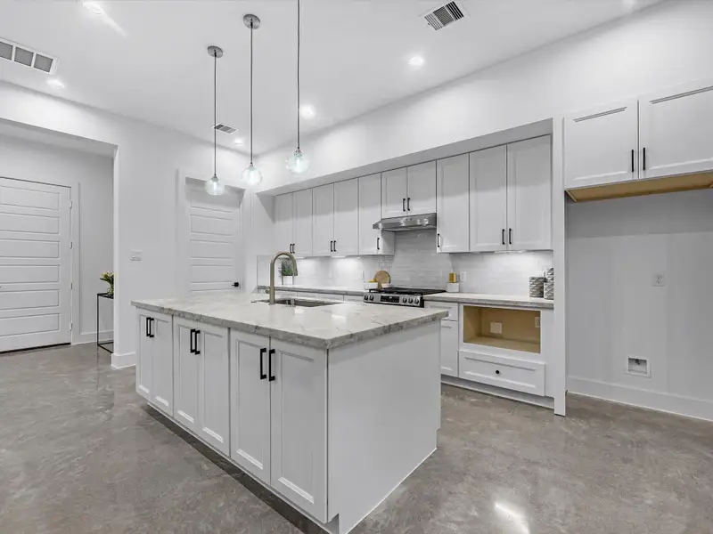 Furnished interior view inside a new home in , Houston (Image 12).